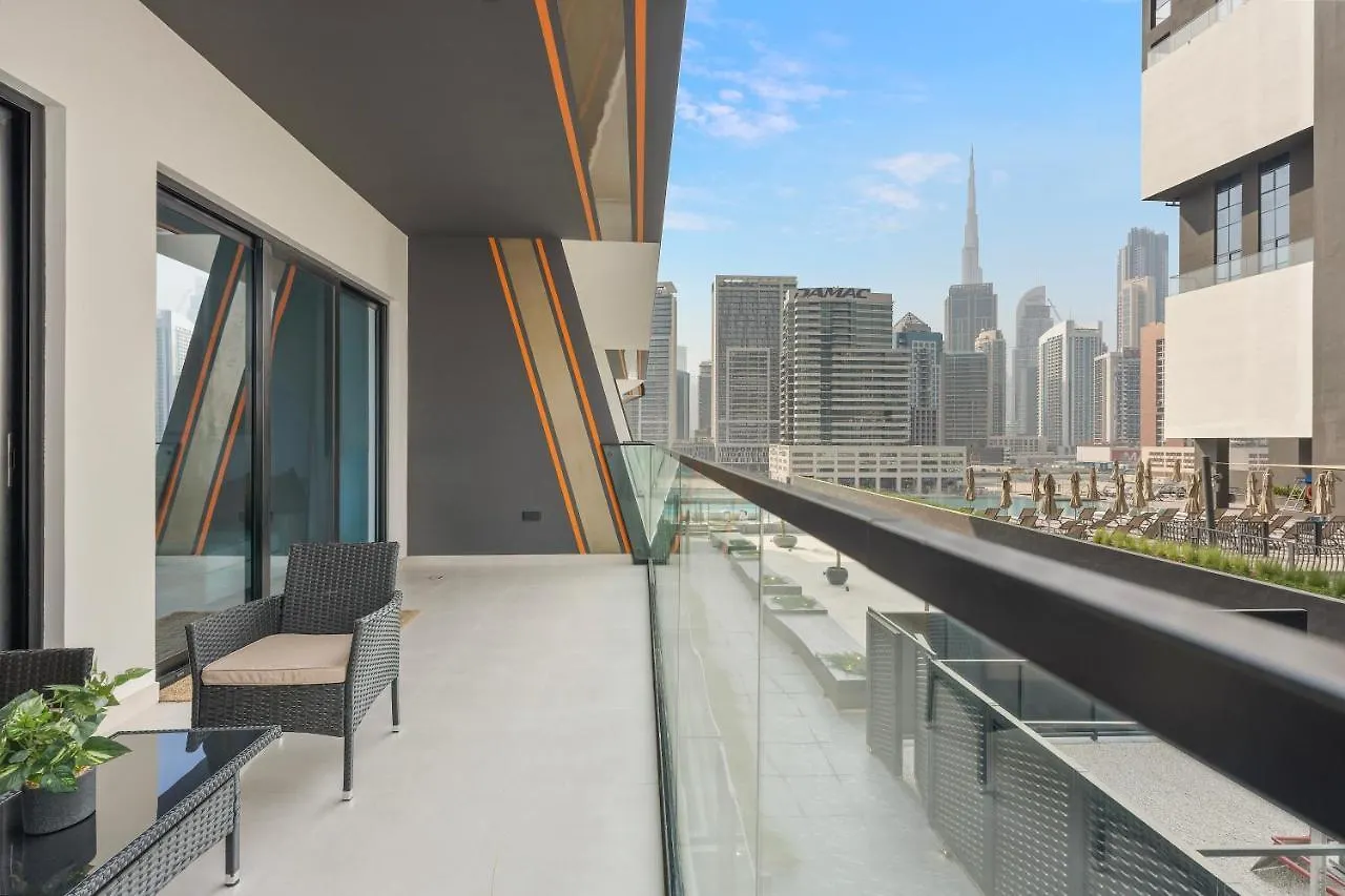 WelHome - Contemporary 1BR in Binghatti Canal & Burj Views Dubai United Arab Emirates