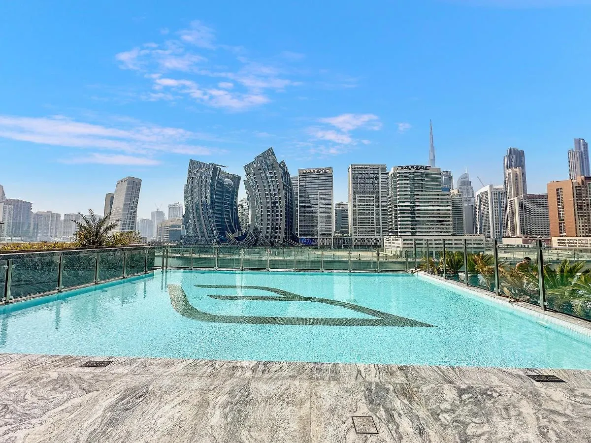 WelHome - Contemporary 1BR in Binghatti Canal & Burj Views Dubai Apartment