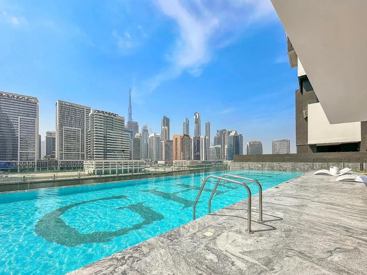Apartment WelHome - Contemporary 1BR in Binghatti Canal & Burj Views Dubai